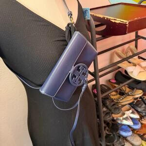 Tory Burch Navy Blue Belt Bag